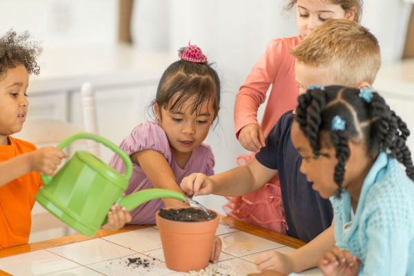 kids at preschool